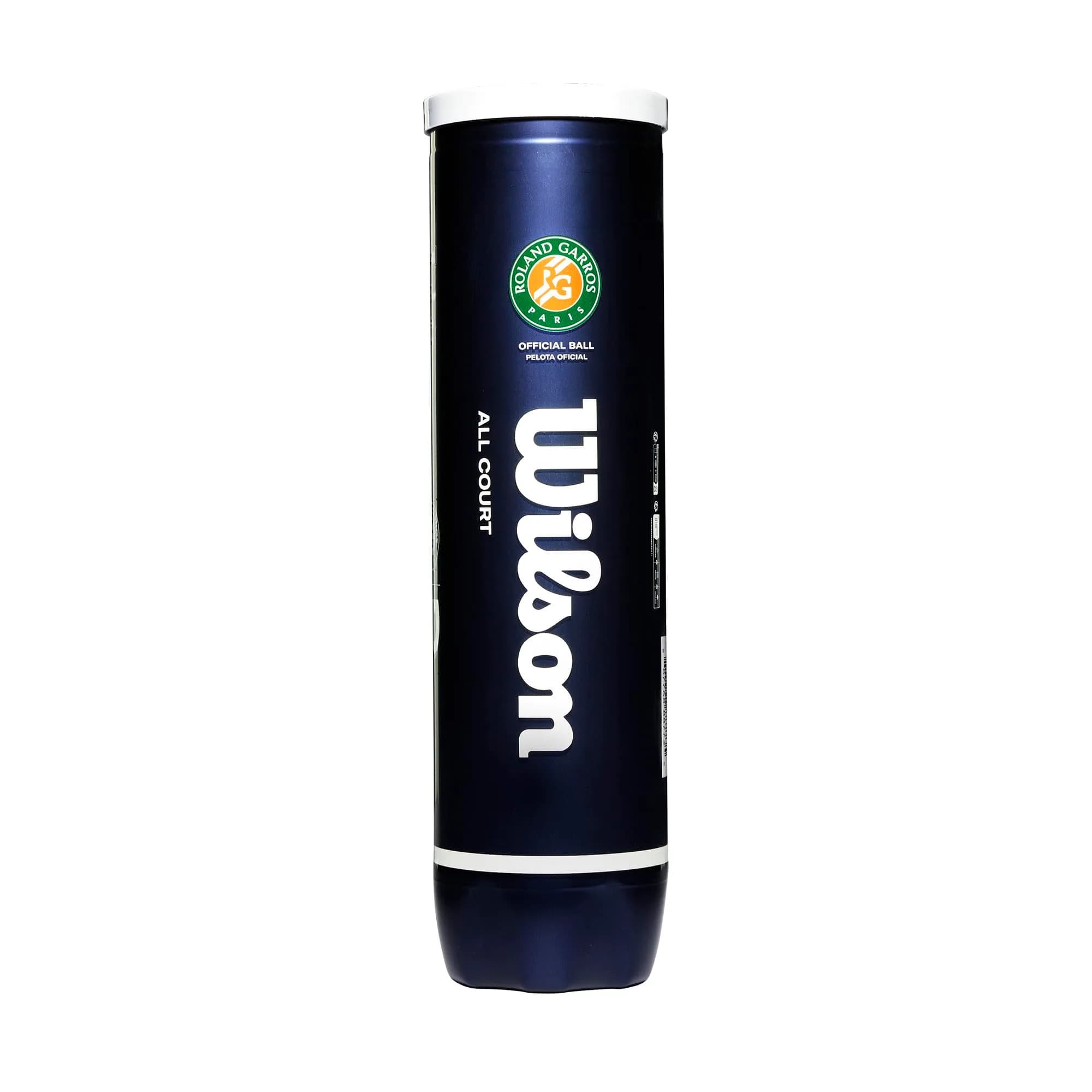 Wilson Roland Garros Official Tennis Balls (4-Pack, Yellow) | ITF Approved for All Court Play - main product image