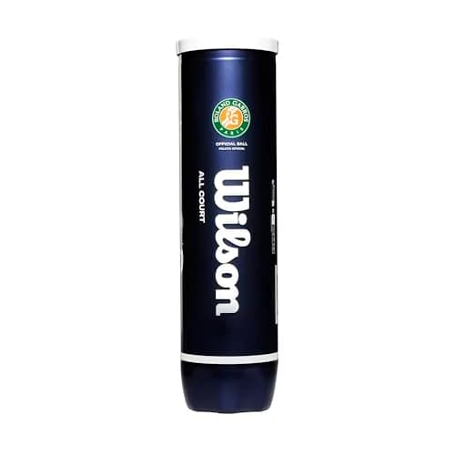 Wilson Roland Garros Official Tennis Balls (4-Pack, Yellow) | ITF Approved for All Court Play thumbnail 1
