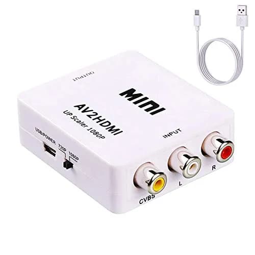 ABLEWE RCA to HDMI Converter 1080P AV to HDMI Composite Video Audio Adapter Support PAL/NTSC thumbnail 1