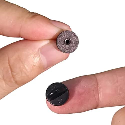 TTSAM Rubber Pin Backs 11mm (0.433 inch) Black 100-Pack | Secure Locking for Lapel Pins thumbnail 4