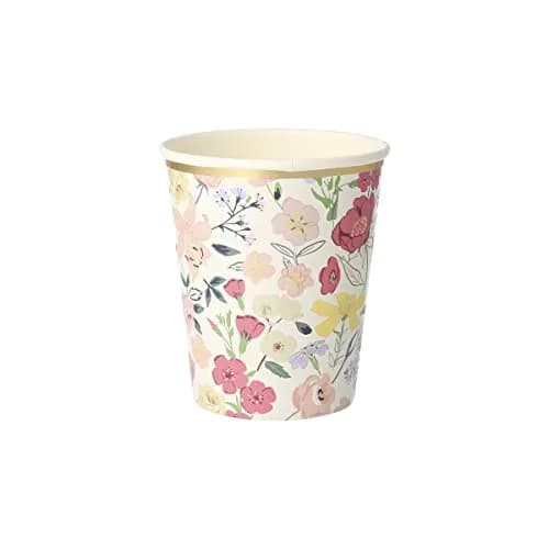 Meri Meri Flower Cups for Parties | Floral Floral Design, 9oz Capacity, Pack of 8 thumbnail 6