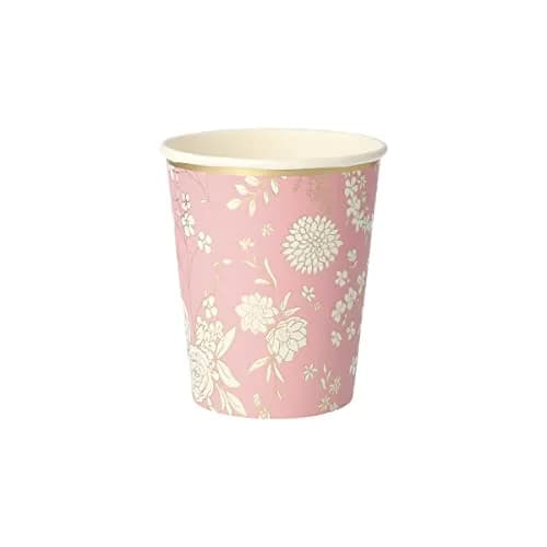 Meri Meri Flower Cups for Parties | Floral Floral Design, 9oz Capacity, Pack of 8 thumbnail 7