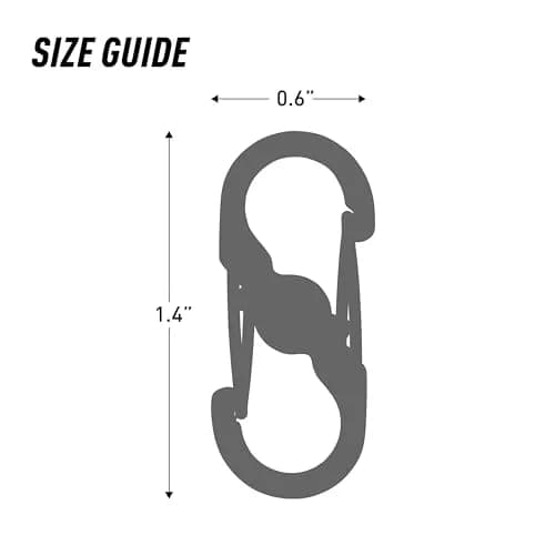 Nite Ize S-Biner MicroLock Locking Keychain Carabiner, Spectrum | Twist Lock Stainless Steel Key Clip thumbnail 4