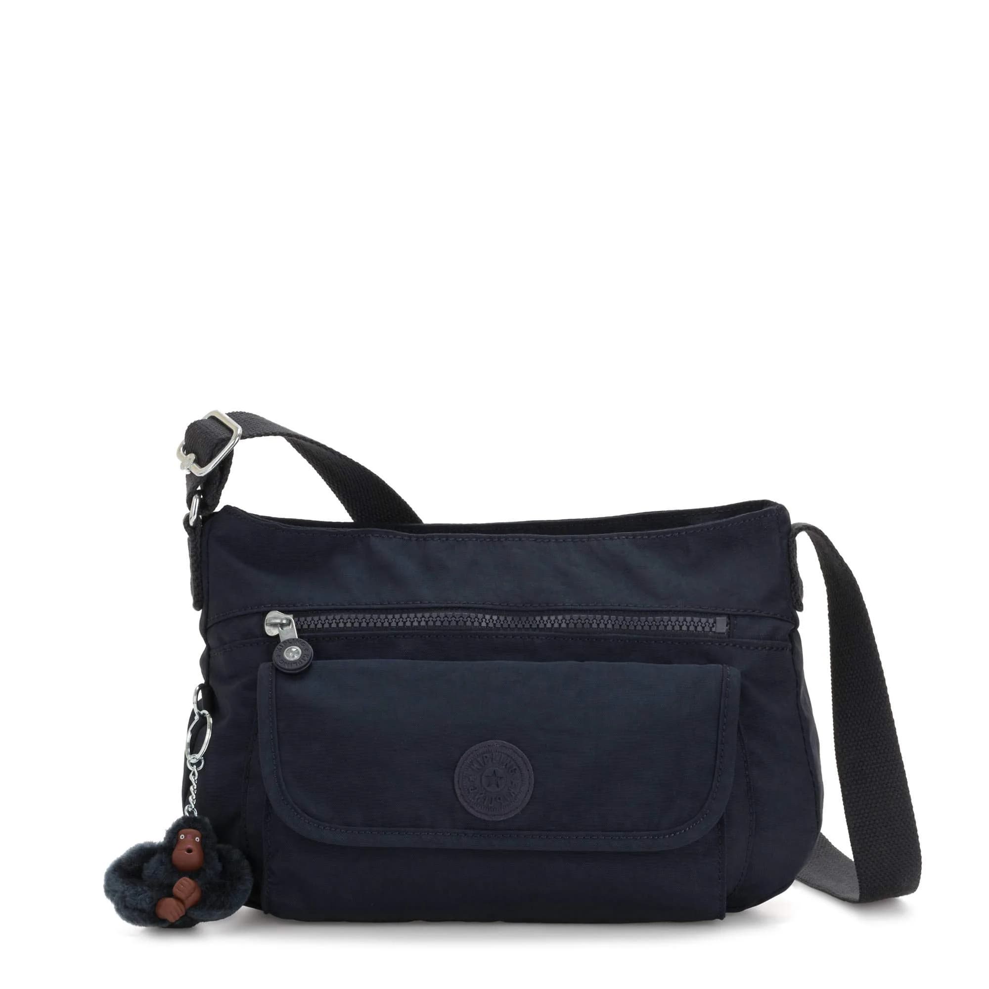 Kipling Syro Crossbody Bag - True Blue Tonal | Compact, Spacious Nylon Bag with Adjustable Strap — True Blue Tonal
