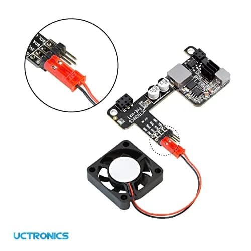 UCTRONICS PoE HAT for Raspberry Pi 4B/3B+ | Power Over Ethernet Support 802.3af thumbnail 4