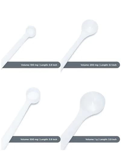 Extrakt Manufaktur Hamburg Milligram Measuring Spoons Set of 7 | 6 mg to 1g Dosing Spoons thumbnail 7