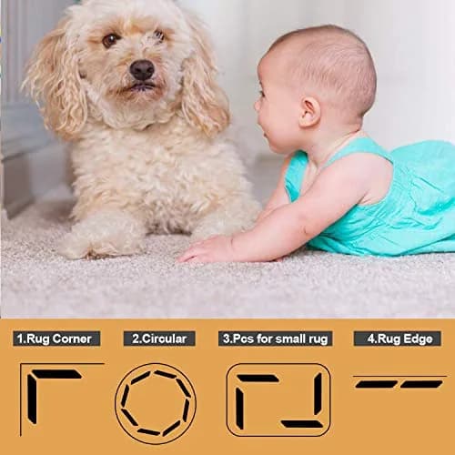 Sollifa Rug Tape 16 Pcs | Washable Non-Slip Rug Corner Holder for Hardwood & Tile Floors thumbnail 5