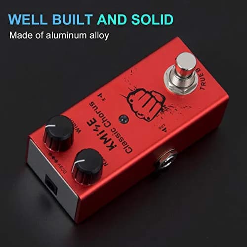 lotmusic Classic Chorus Electric Guitar Effects Pedal 92mm (3.62in) | True Bypass Analog Chorus thumbnail 2