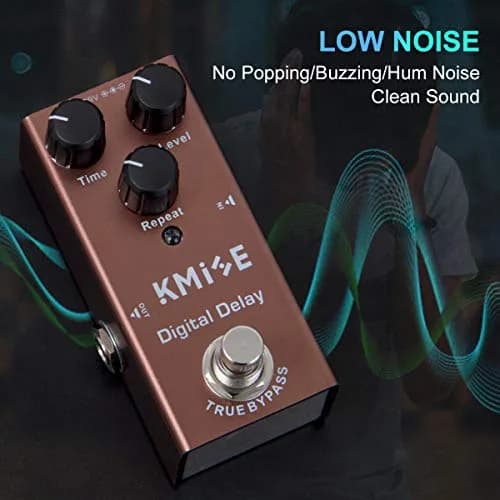 lotmusic Digital Delay Electric Guitar Effects Pedal 52mm (2.05in) x 92mm (3.62in) x 42mm (1.65in) | True Bypass Noise Reduction thumbnail 3
