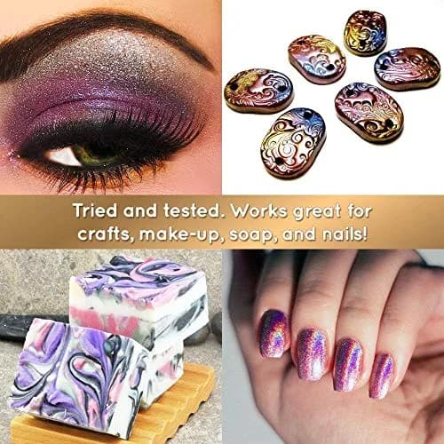 SEISSO Pink Mica Powder for Epoxy Resin 3.5 oz | Cosmetic Grade for Soap & Art thumbnail 5