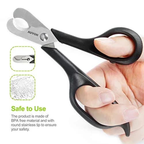 AUVON Scissors-Shaped Pill Cutter Black | FDA Approved, Doctor Recommended for Easy Tablet Splitting thumbnail 4