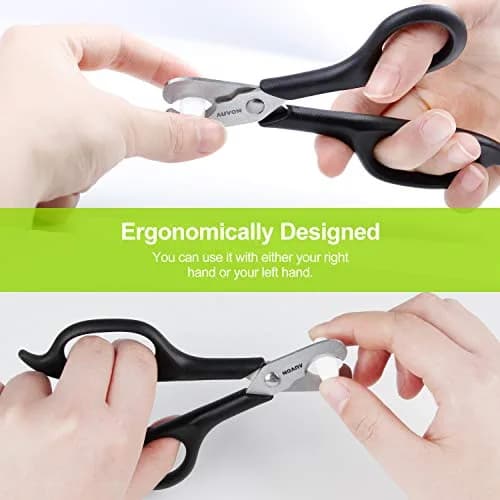 AUVON Scissors-Shaped Pill Cutter Black | FDA Approved, Doctor Recommended for Easy Tablet Splitting thumbnail 6
