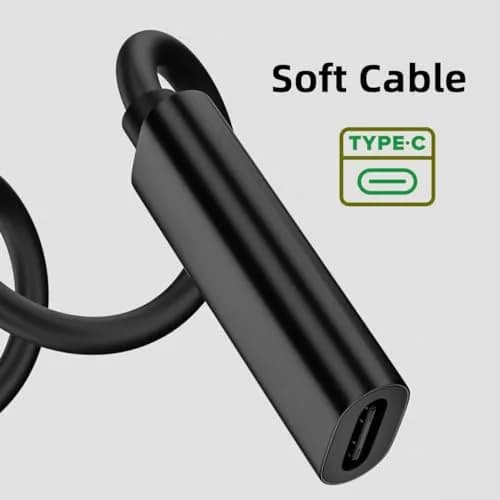 cablecc USB-C Female to DC 4.8x1.7mm PD Charge Cable 0.2m | 65W Power Delivery for HP Laptops thumbnail 7