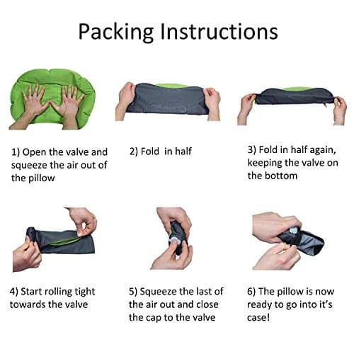 Emoly Green Pillow | Ultralight, Compressible for Travel & Support (70-120 chars) thumbnail 6