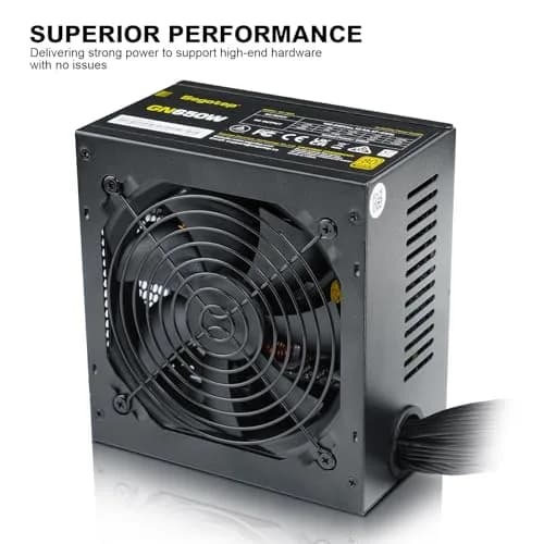 Segotep 650W Power Supply 80 Plus Gold Certified | Non-Modular Gaming PSU with 4 PCIe Connectors (120mm Fan) thumbnail 4