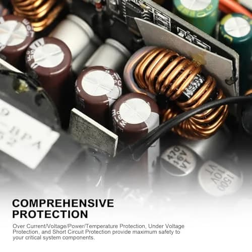 Segotep 650W Power Supply 80 Plus Gold Certified | Non-Modular Gaming PSU with 4 PCIe Connectors (120mm Fan) thumbnail 7