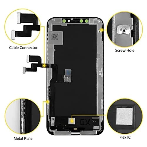 LL TRADER iPhone XS LCD Screen Replacement 5.8'' (14.7 cm) with Repair Kit | FHD Retina Display thumbnail 5