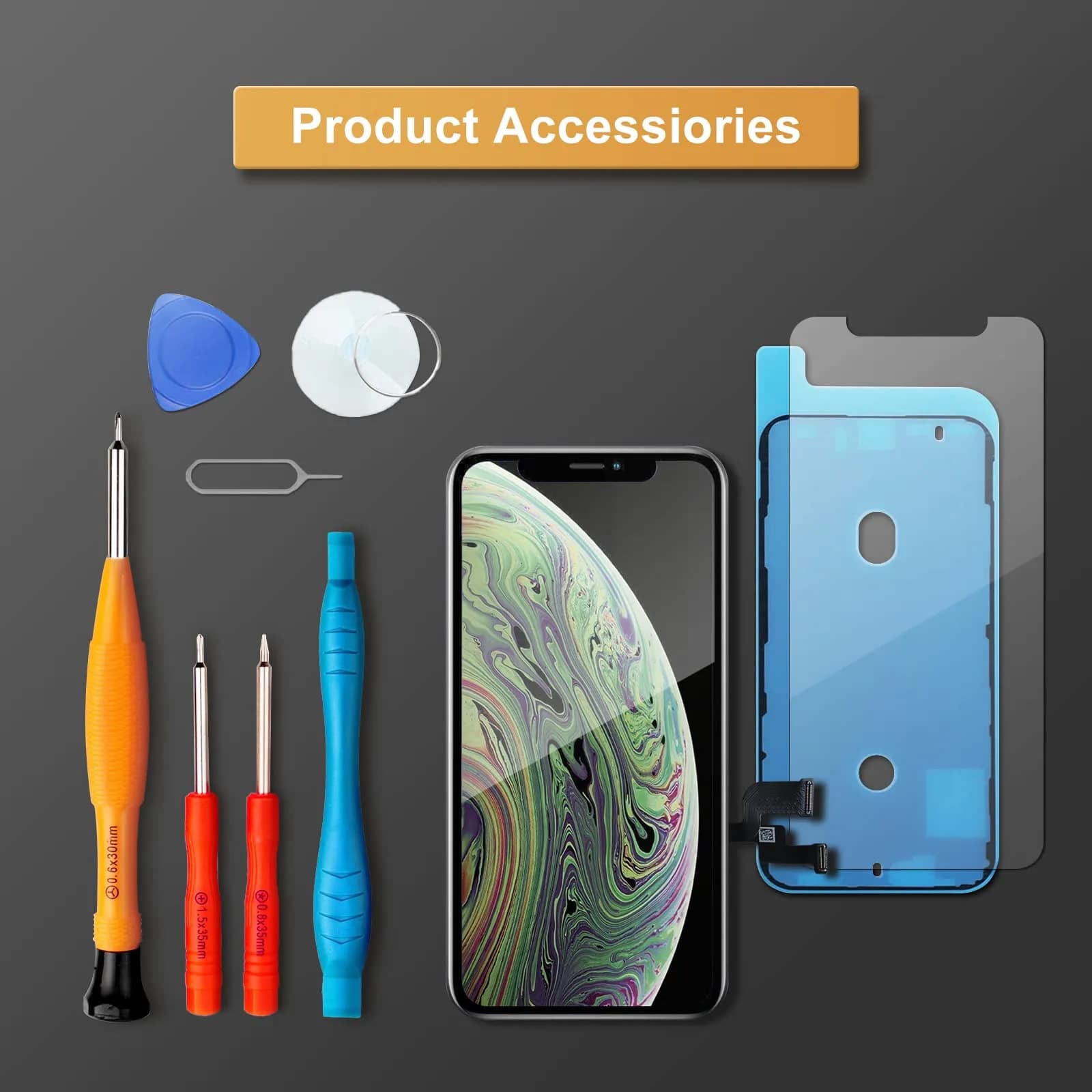 LL TRADER iPhone XS LCD Screen Replacement 5.8'' (14.7 cm) with Repair Kit | FHD Retina Display - view 8