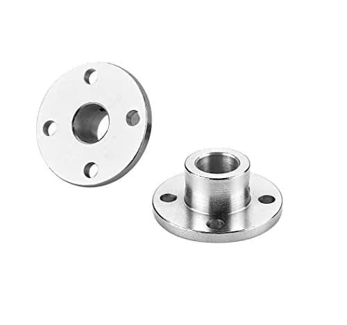 daier 10mm Flange Coupling Connector Set with Hex Wrench & Screws | 4Pcs Steel Rigid Coupler Accessory thumbnail 3
