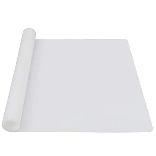 Webake Clear Desk Mat, Silicone Counter Top Protector 23.6" x 15.7" Heat Resistant Nonstick Silicone Mat for Resin Nail Desk thumbnail 1