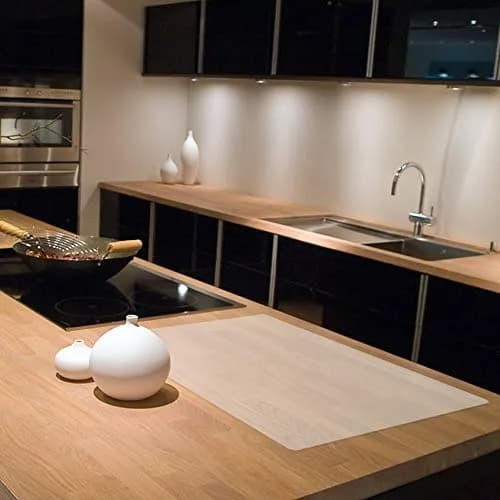 Webake Clear Desk Mat, Silicone Counter Top Protector 23.6" x 15.7" Heat Resistant Nonstick Silicone Mat for Resin Nail Desk thumbnail 3
