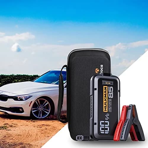 Aproca Case for HULKMAN Alpha85 / Alpha85S / Alpha Pro Jump Starter | Durable EVA Hard Case with Mesh Pocket, Black (7.5 x 4.5 x 2.5 inches) thumbnail 4