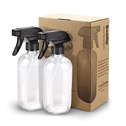 Bontip Glass Spray Bottle 473ml (16 oz) for Cleaning & Plants | UV Protection, BPA-Free, 2-Pack thumbnail 7