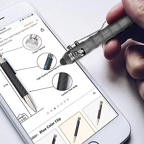 Cool Hand 4.5'' G10 Bolt Action Pen | Refillable Ballpoint Ink, Ergonomic Design thumbnail 2