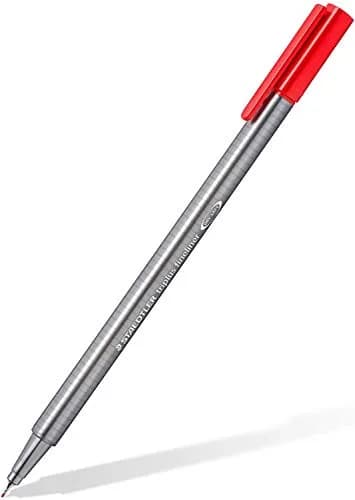 STAEDTLER Triplus Fineliner 0.3mm Pens 12 Color Set | Ergonomic Triangular Design for Precise Writing thumbnail 3