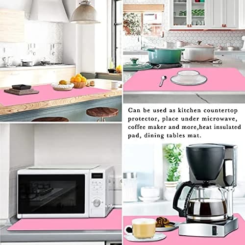 Gartful Pink Oversize Silicone Mat 70cm x 50cm (27.6" x 19.7") | Protects Surfaces from Crafts & Heat thumbnail 5