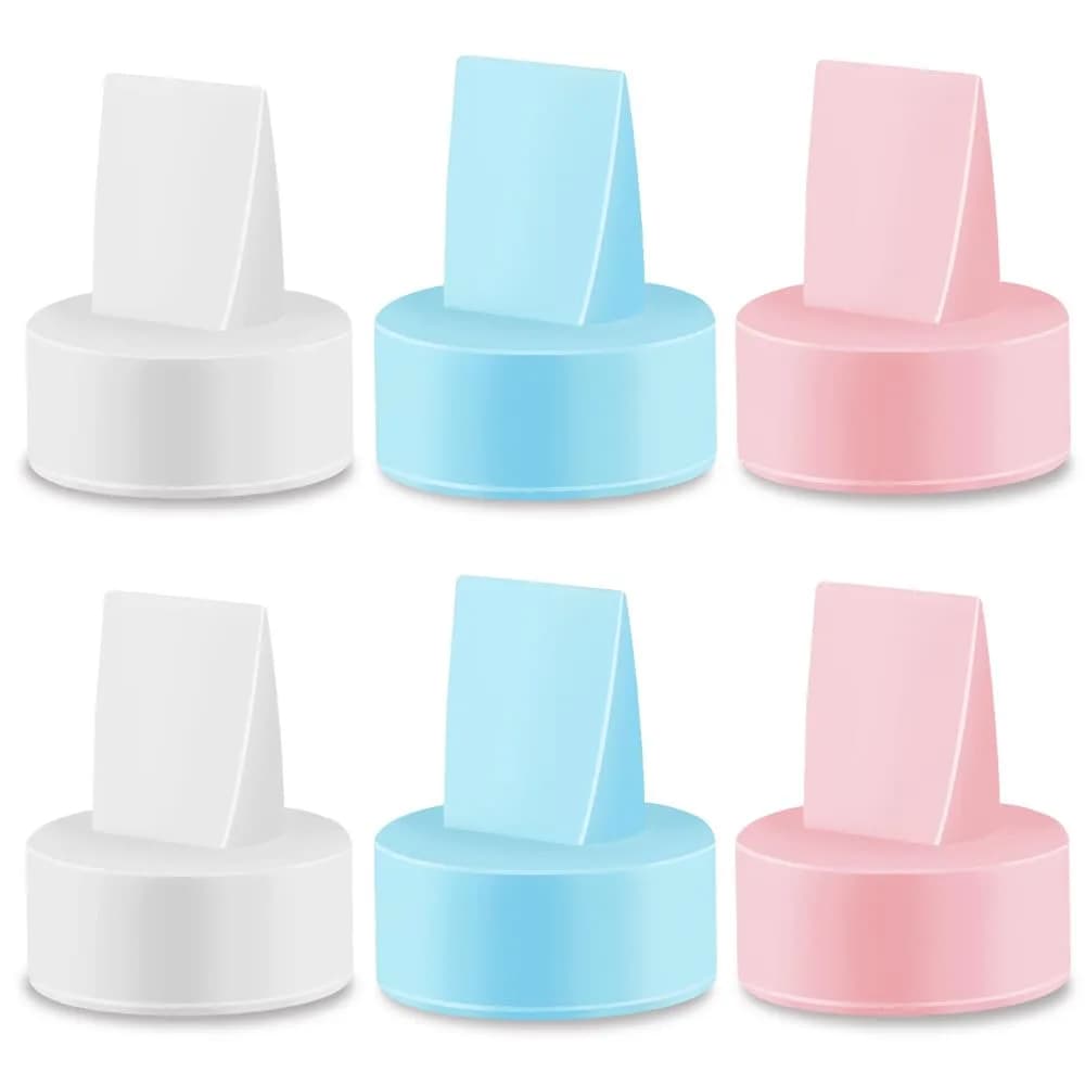 Maymom Duckbill Valves for Spectra S1/S2 Pumps, 6 ct (Mixed Color) | BPA-Free Silicone Replacement Parts - main product image