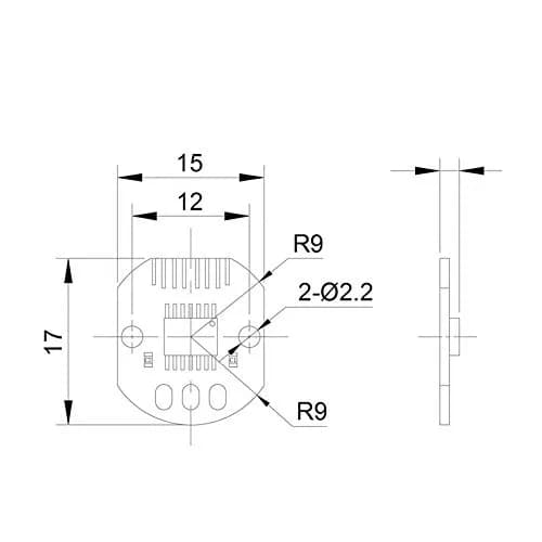 Thincol AS5048A Magnetic Encoder Module with PWM/SPI Interface, 14-Bit Resolution, 3.3V/5V thumbnail 5