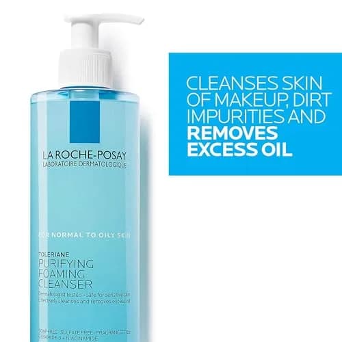 La Roche-Posay Toleriane Purifying Foaming Facial Cleanser 200ml (6.76 Fl Oz) | Dermatologist Tested for Sensitive Skin thumbnail 5