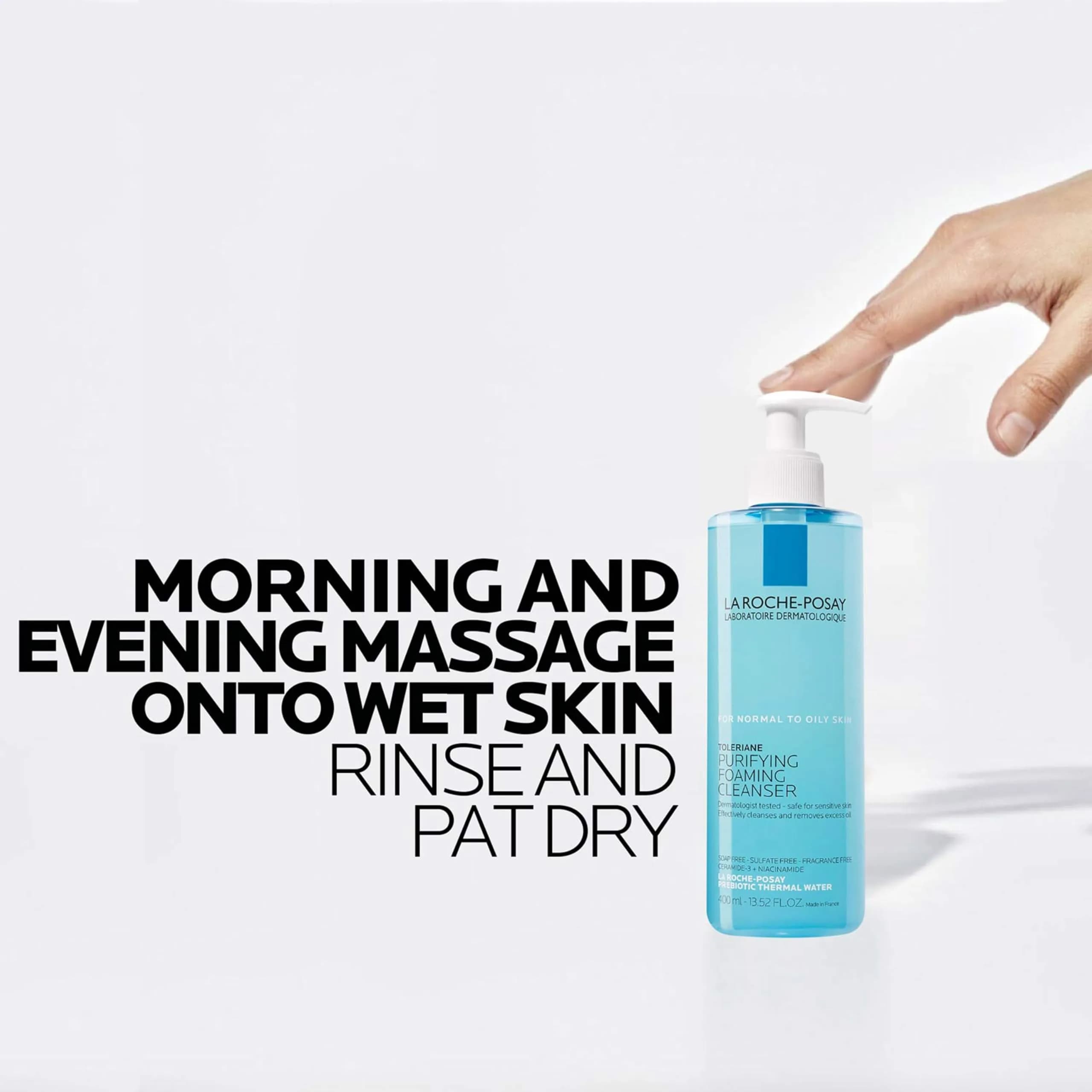 La Roche-Posay Toleriane Purifying Foaming Facial Cleanser, Oil-Free Face Wash for Sensitive Skin, 200ml - view 8