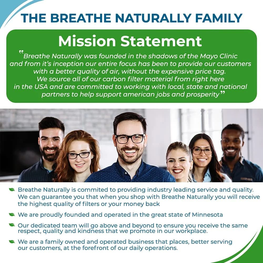 Breathe Naturally Universal 10x48 Cut-to-Fit Activated Carbon Air Filter - 6 Pack - view 4