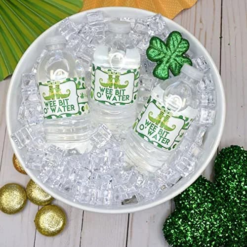 Amanda Creation Wee Bit O’ Fun St. Patrick’s Day Waterproof Water Bottle Sticker Wrappers, 20 Labels (1.75" x 8.5") | Waterproof Vinyl Wraps thumbnail 7
