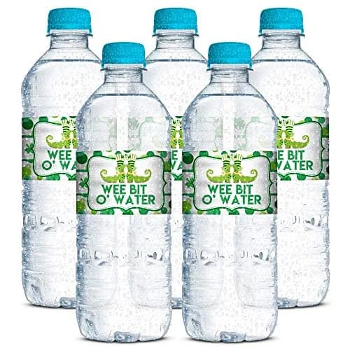 Amanda Creation Wee Bit O’ Fun St. Patrick’s Day Waterproof Water Bottle Sticker Wrappers, 20 Labels (1.75" x 8.5") | Waterproof Vinyl Wraps thumbnail 8