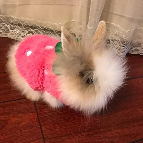 ANIAC Bunny Clothes for Rabbits Warm Kitten Vest Fleece XXXS Pink | Cozy Small Animal T-Shirt thumbnail 4