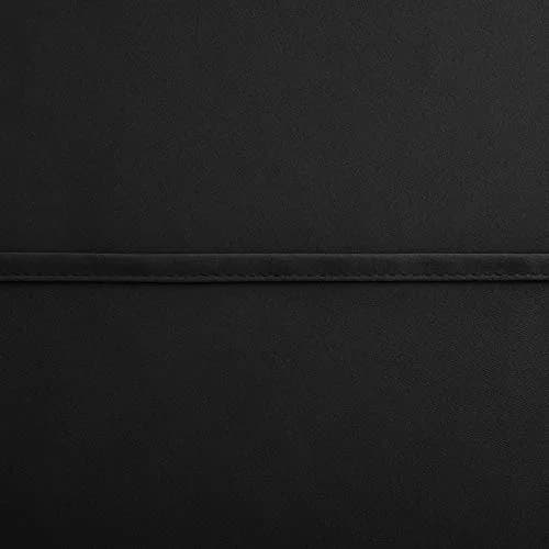 KOUFALL Black Valances for Windows 52 W x 15 L inch | Blackout Curtain for Kitchen & Bathroom thumbnail 4