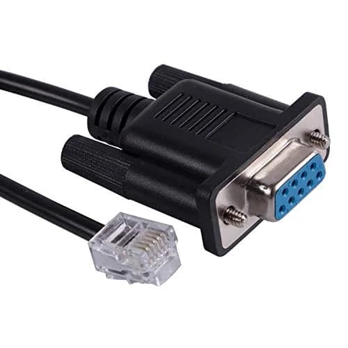 Suamdoen DB9 Serial RS232 to RJ12 6P6C Adapter Cable for APC PDU 6ft | Compatible with APC 940-0144A thumbnail 1