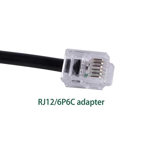 Suamdoen DB9 Serial RS232 to RJ12 6P6C Adapter Cable for APC PDU 6ft | Compatible with APC 940-0144A thumbnail 2