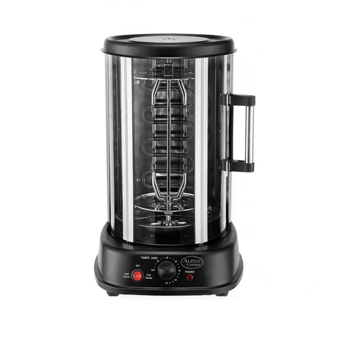 Alpine Cuisine 21L Vertical Rotisserie Grill 1500W | Multifunctional Kitchen Appliance for Roasting, Grilling & Baking - main product image