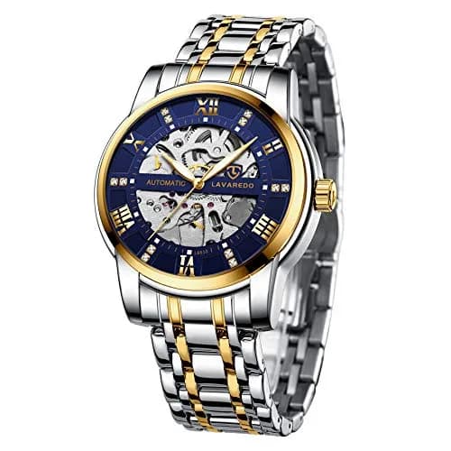 A ALPS Mens Watch, Automatic Self-Winding Mechanical Waterproof Watch with Roman Numerals thumbnail 1