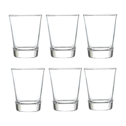 Burns Glass Heavy Base Shot Glass Set 1.75 Oz | Durable & Elegant (70-120 chars) thumbnail 1