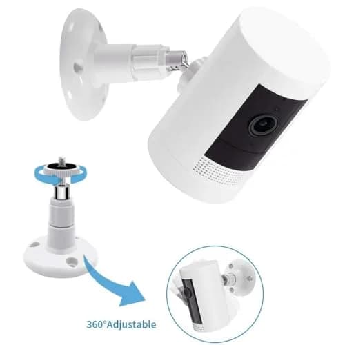 Gresur White 2 Pack Mount Bracket | 360° Adjustable Security Camera Holder for Indoor & Outdoor Use thumbnail 5
