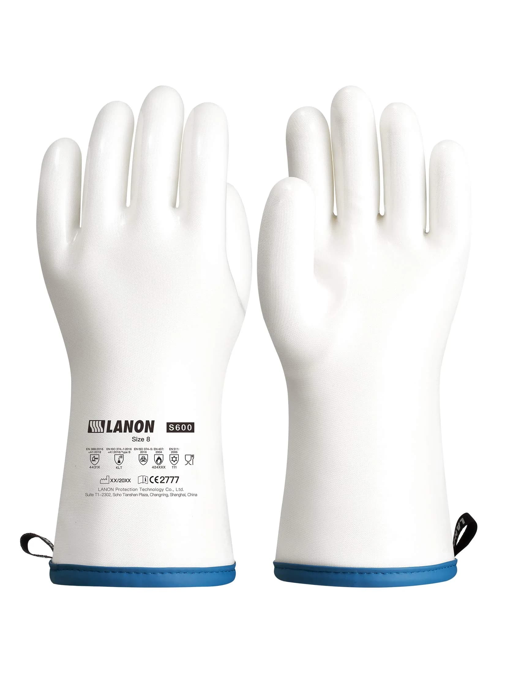 LANON Liquid Silicone Oven Mitts 11.8 Inch | Heat Resistant, BPA Free, Food Grade, Water & Cold Resistant - main product image