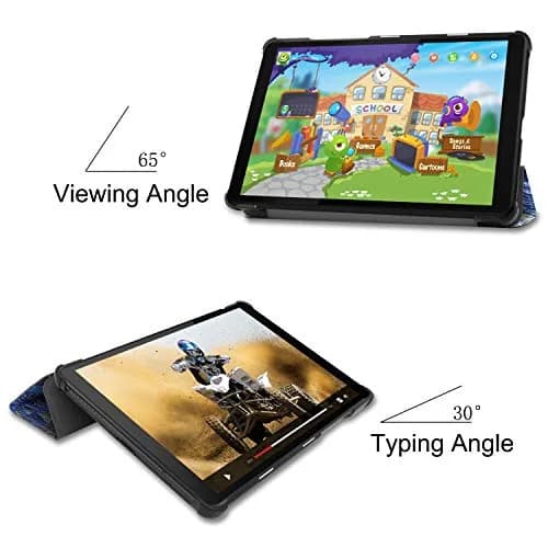 Ratesell Lightweight Smart Trifold Stand Case Cover for Lenovo Tab M8 TB-8505F / TB-8505X / Lenovo Tab M8 (2nd Gen) 2019 Release | Star Night thumbnail 3