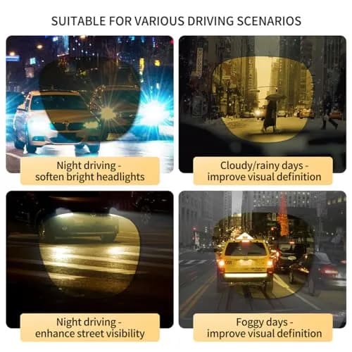 SUNGAIT Men's Military Style Polarized Pilot Aviator Sunglasses with Bayonet Temples | Night Driving & Low Light Vision thumbnail 2