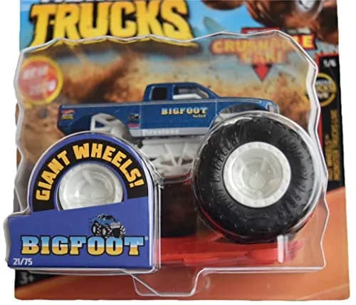 Hot Wheels Monster Trucks 1:64 Scale Bigfoot 21/75 | Crushable Metal Die-Cast for Kids 3+ thumbnail 2