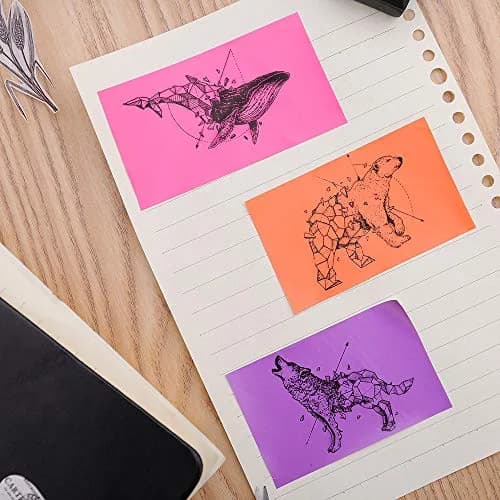 Phomemo M02/M02S/M02 Pro Paper | Multicolor Thermal Sticker Rolls for Portable Printer thumbnail 3